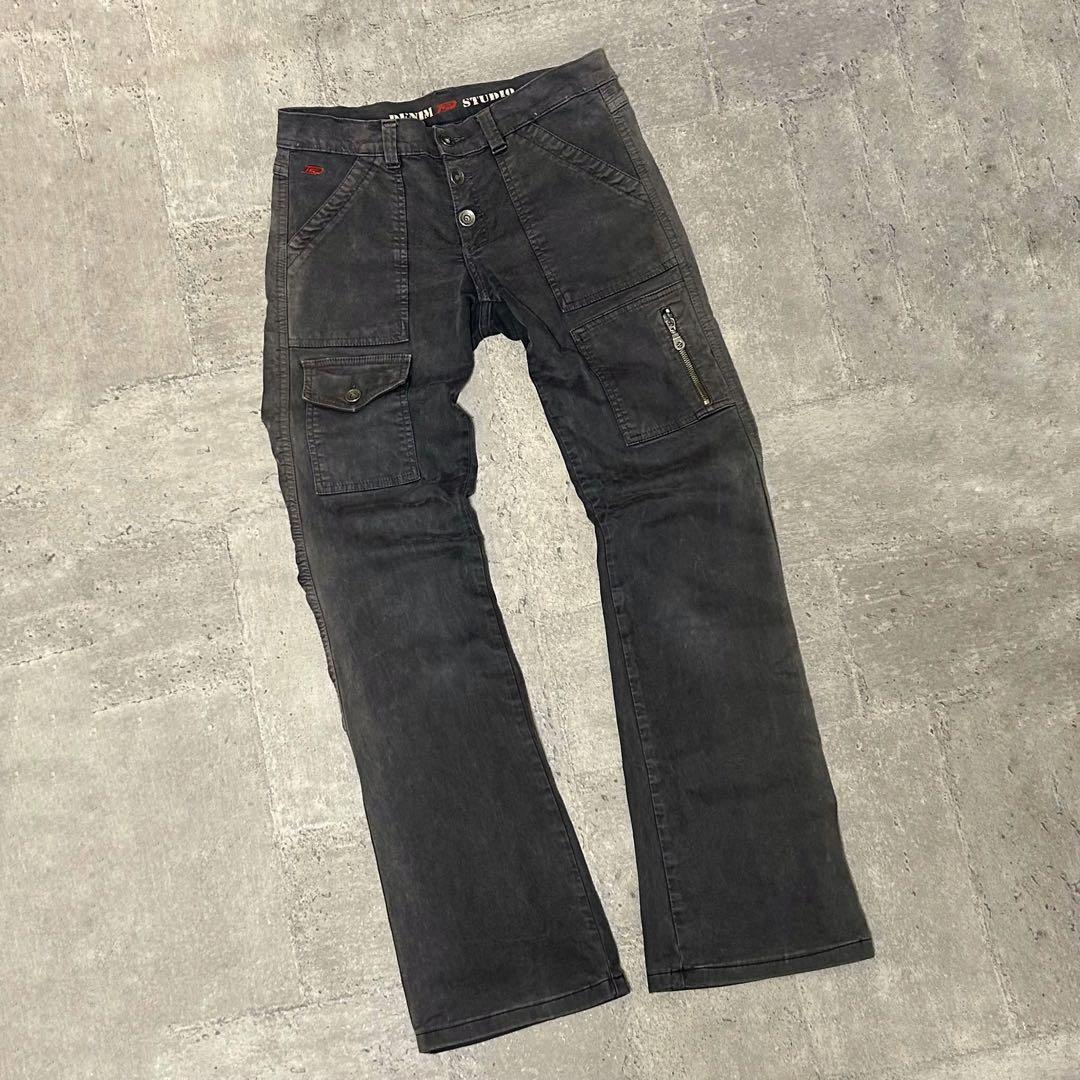 パンツ 00s archive cargopants flare Y2K gimmick