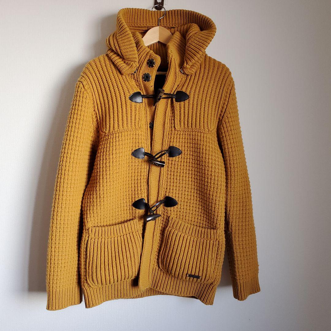 極美品 バーバリー ブラックレーベル　ニット　ダッフル ジャケット コート