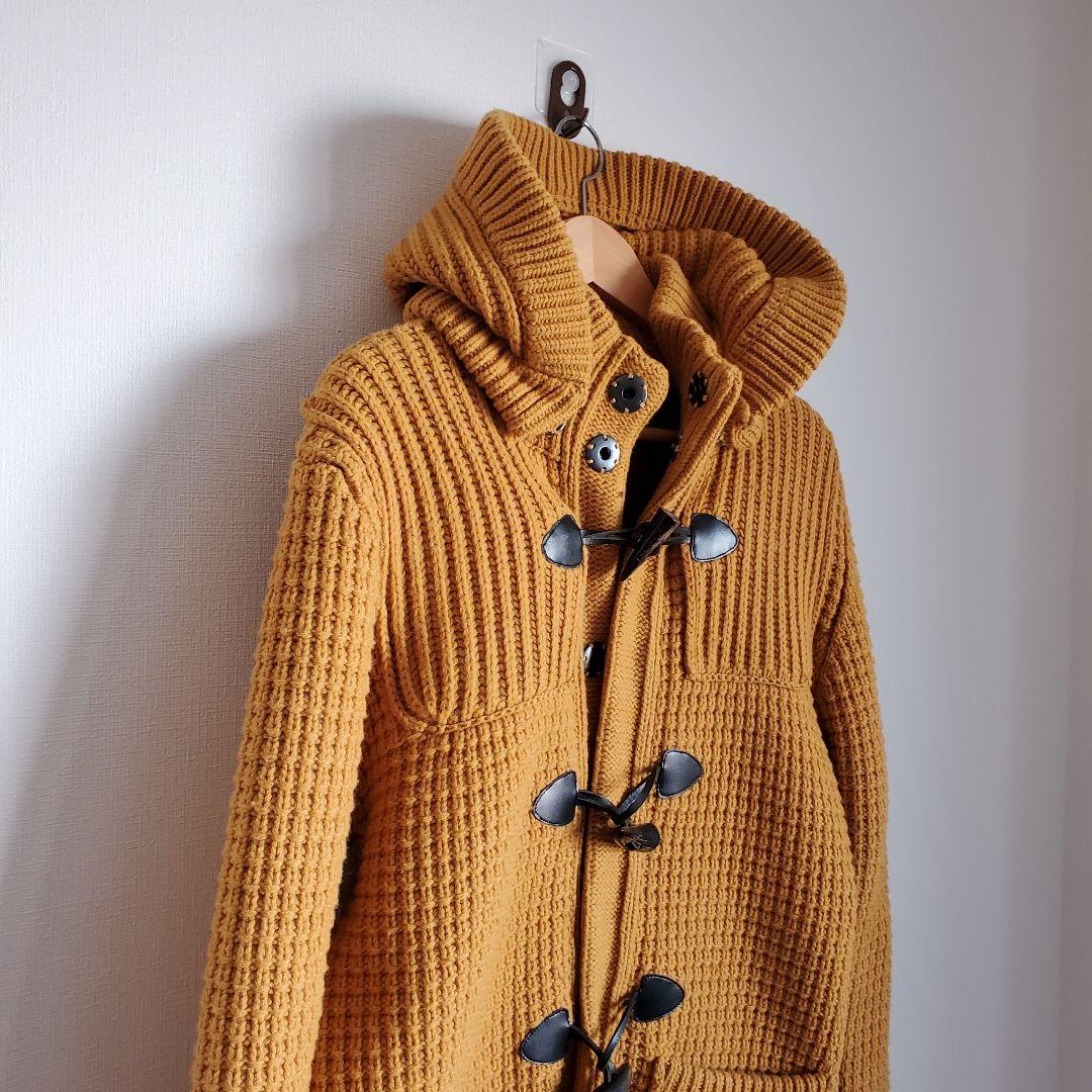 極美品 バーバリー ブラックレーベル　ニット　ダッフル ジャケット コート