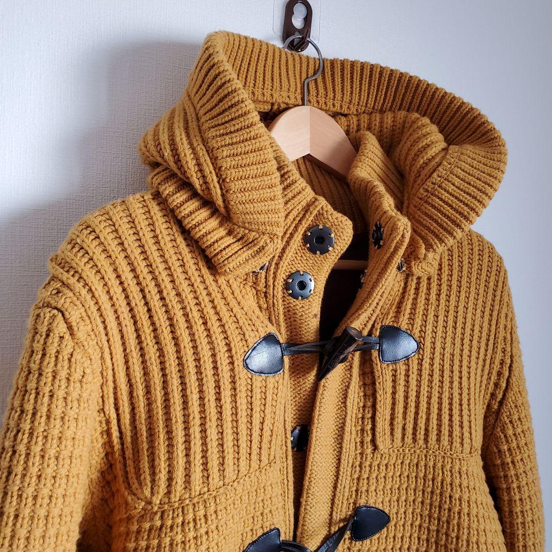 極美品 バーバリー ブラックレーベル　ニット　ダッフル ジャケット コート