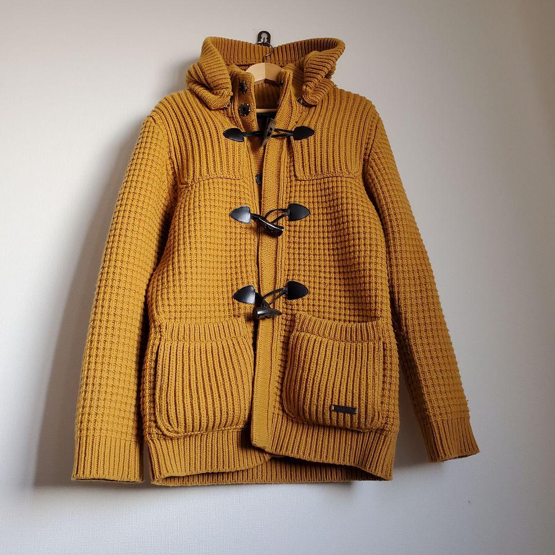 極美品 バーバリー ブラックレーベル　ニット　ダッフル ジャケット コート