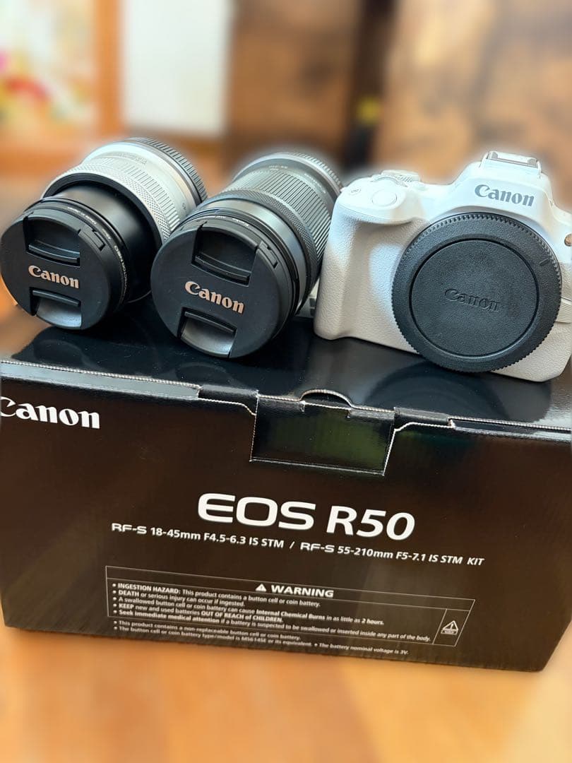 Canon EOS R50 ホワイト ダブルズームレンズキット