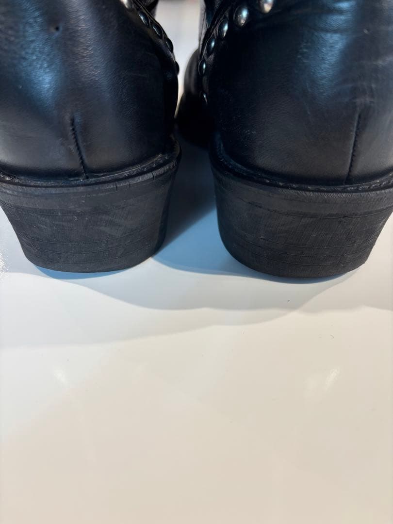 ［02aw］ジュンヤワタナベコムデギャルソンマンピンク　スタッズブーツ