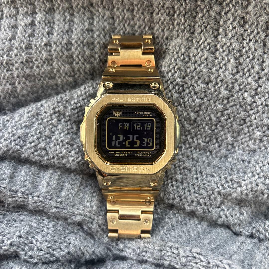 G-SHOCK ゴールド デジタル腕時計