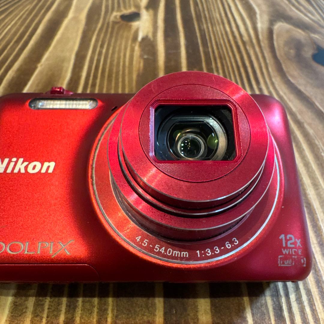 Nikon COOLPIX s6600 レッド 12x デジタルカメラ　赤