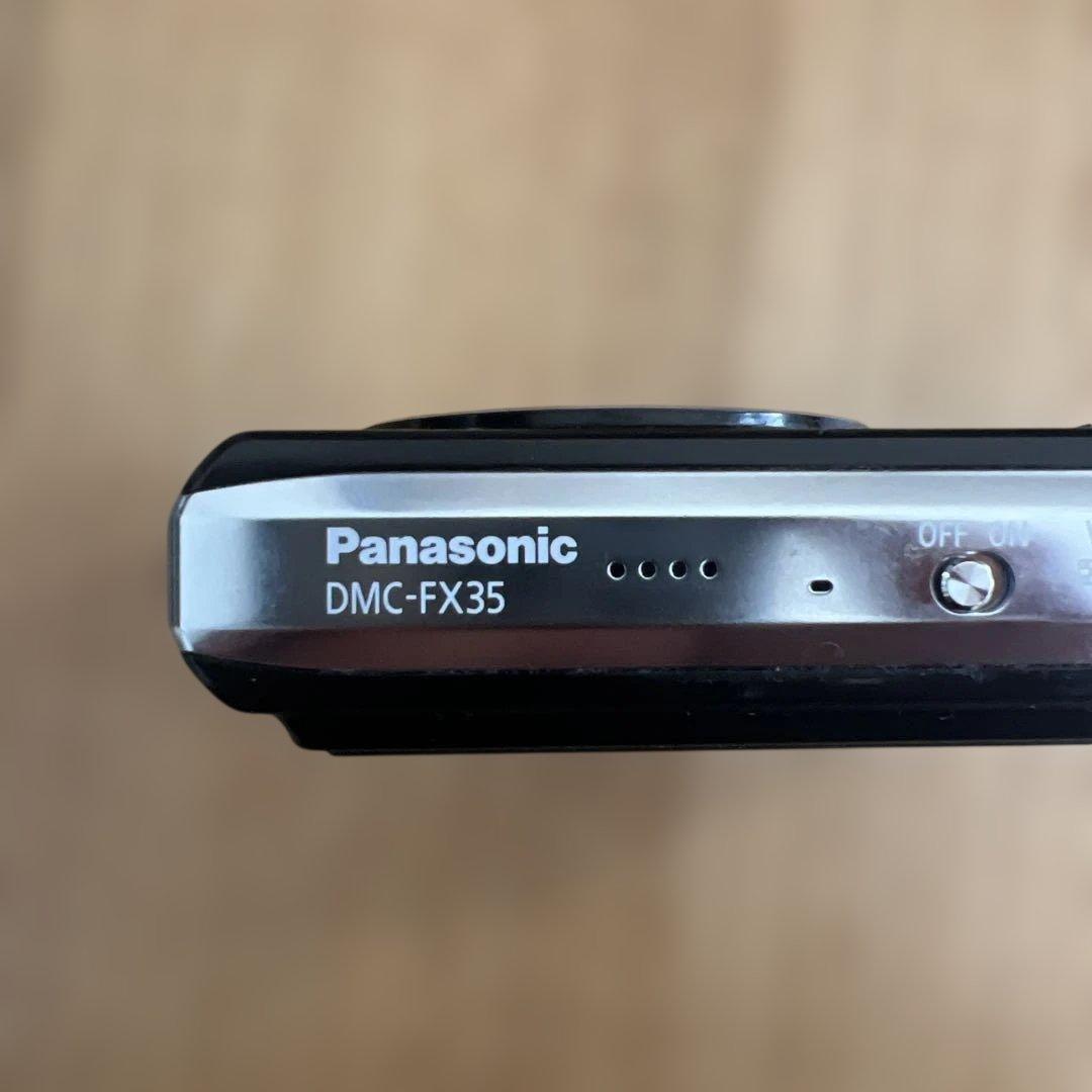 Panasonic LUMIX DMC-FX35デジカメ 黒 ケース 充電器付き