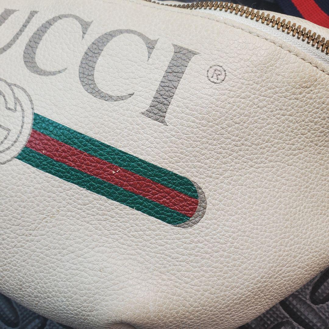 GUCCI グッチ シェリーライン ヴィンテージロゴ ウエストバッグ 中古品