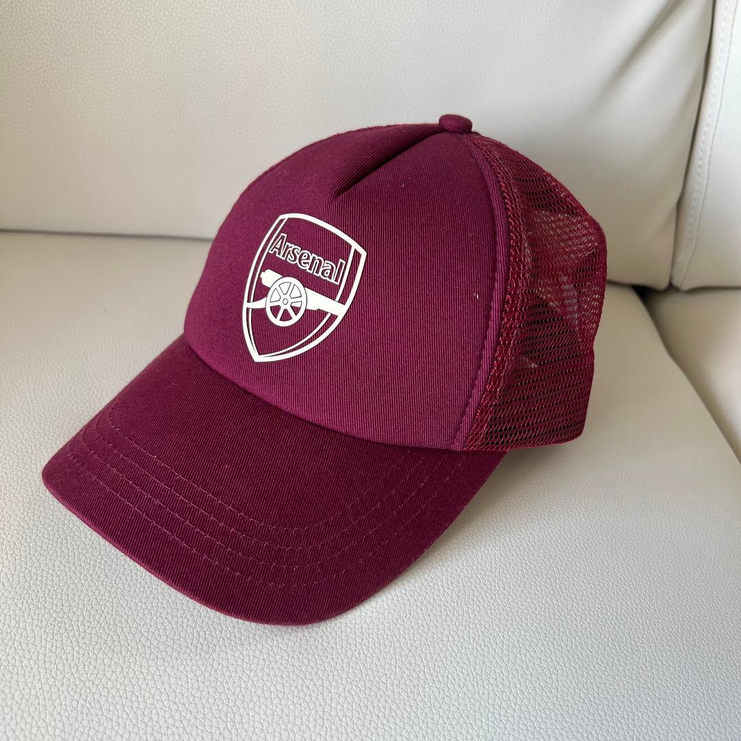 Arsenal アーセナル バーガンディ トラッカーキャップ