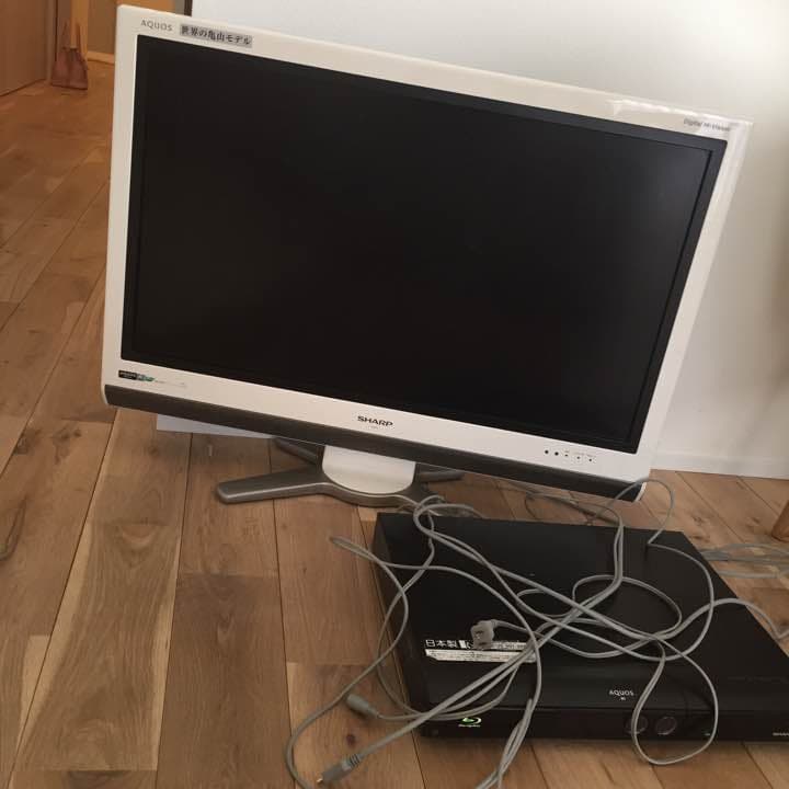 テレビ ブルーレイレコーダーセット リモコン新品