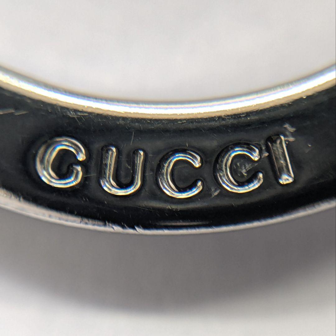 グッチ キーリング シルバーGロゴ 鍵モチーフ 箱保存袋つき 未使用品