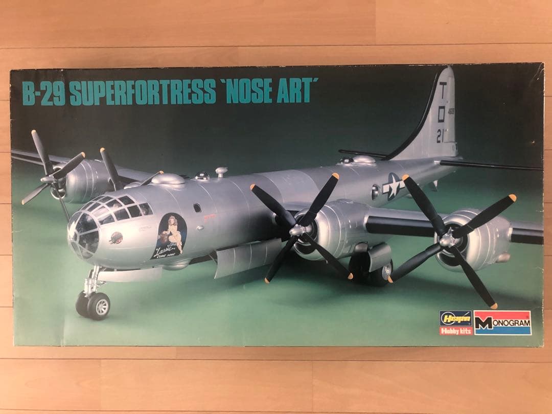 1/48 ハセガワ モノグラム B-29スーパーフォートレス ノーズアート
