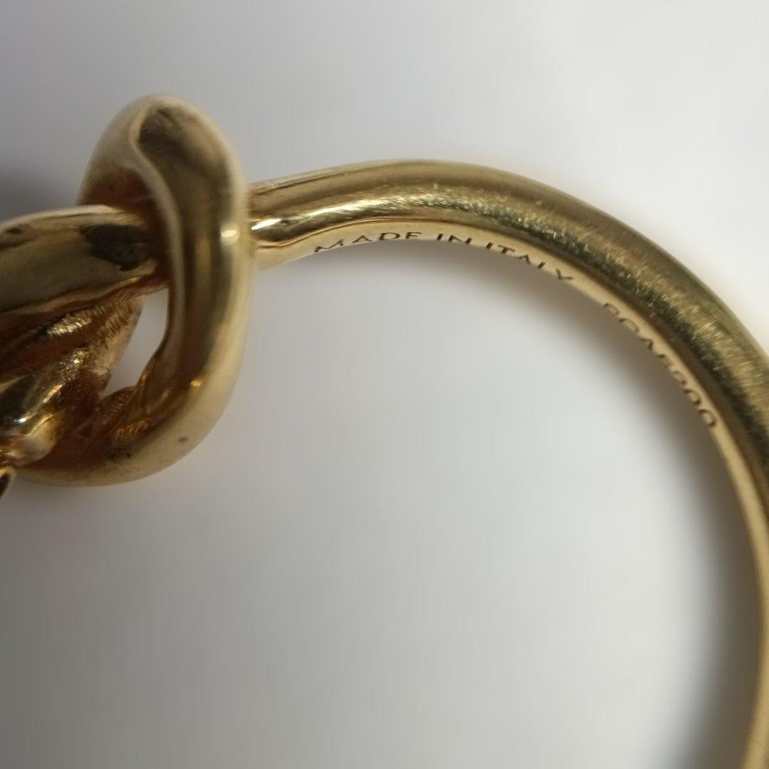 CELINE ゴールド ノットデザイン ピアス(片耳)