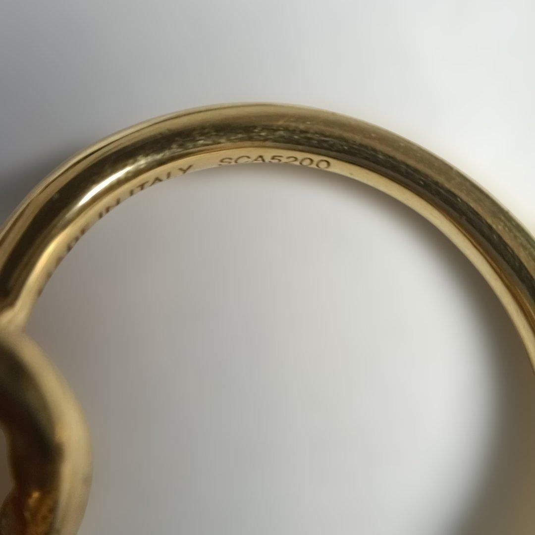 CELINE ゴールド ノットデザイン ピアス(片耳)