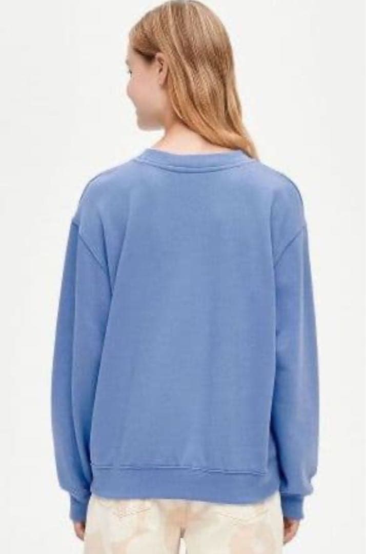 マリメッコ ブルー トレーナー XSサイズ