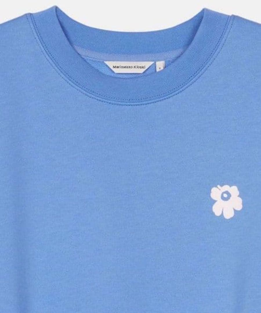 マリメッコ ブルー トレーナー XSサイズ