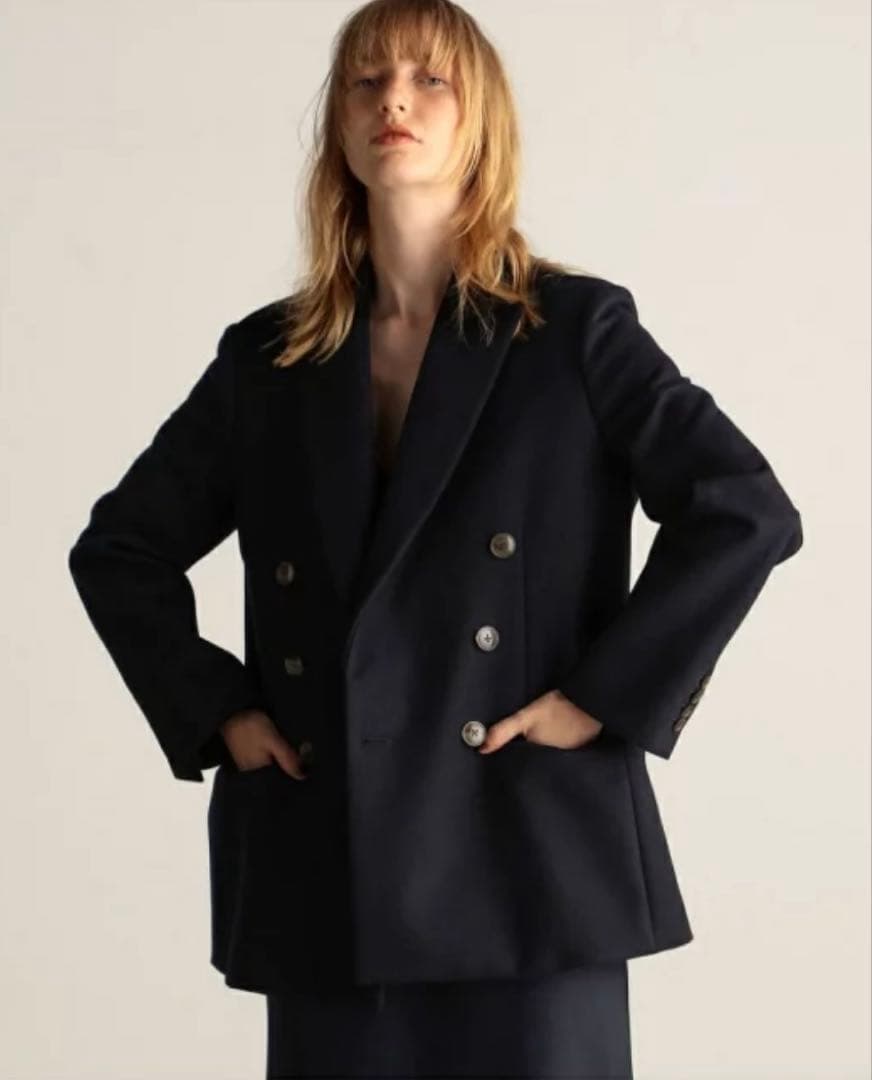 bacca ウールメルトン ジャケットコート　tomorrowland