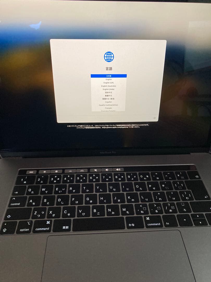 D*n様 【初期化済み】MacBook Pro 15-inch 2019 / i