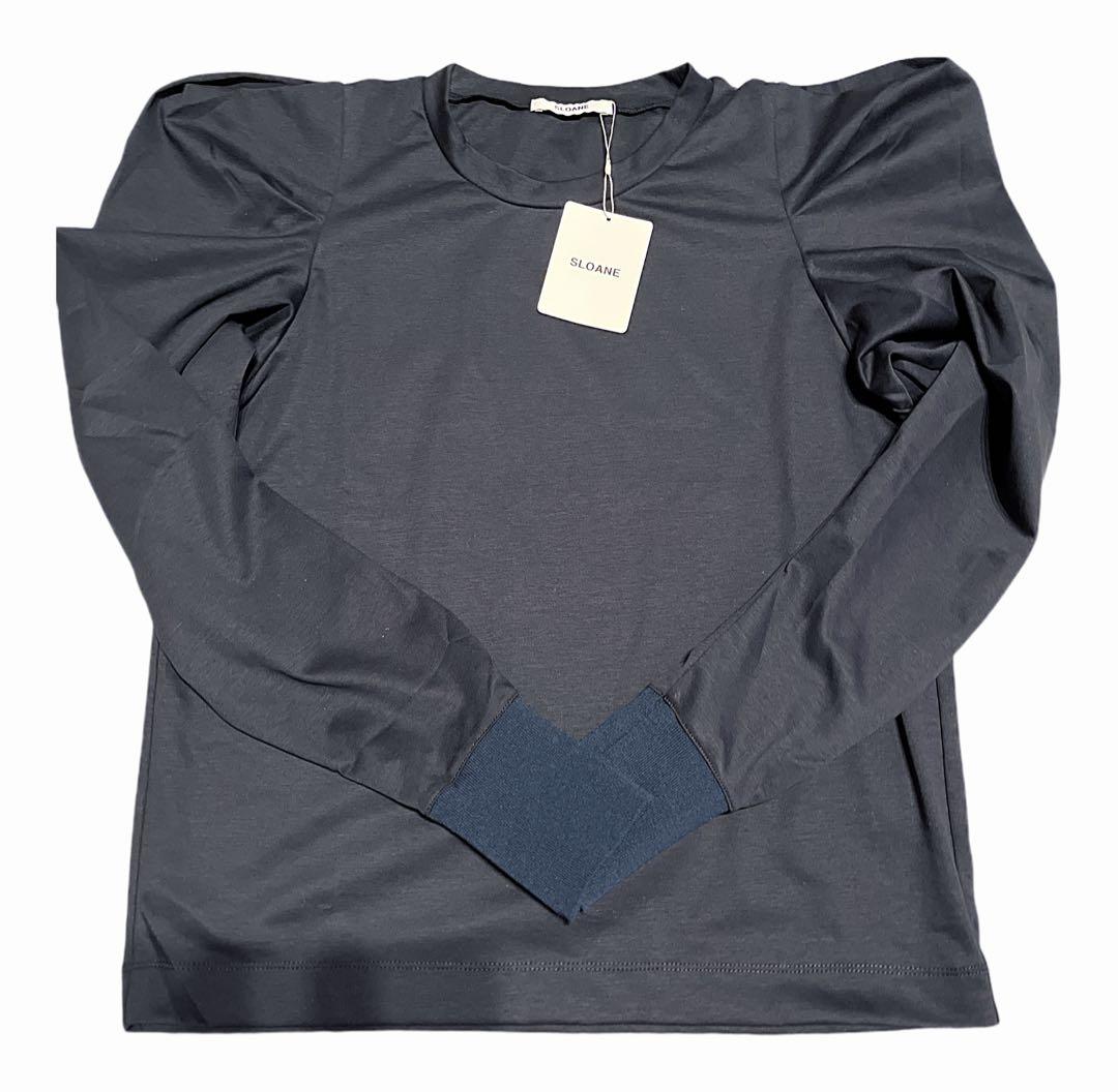 新品未使用 SLOANE バブルのロンT boutique310ネイビー