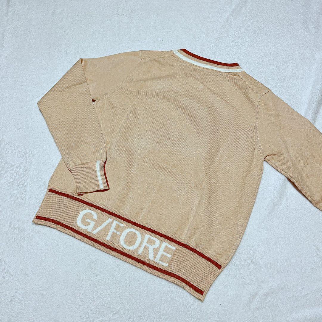 新品　G/FORE　ジーフォア　ゴルフ　セーター　ベージュ　M　レディース