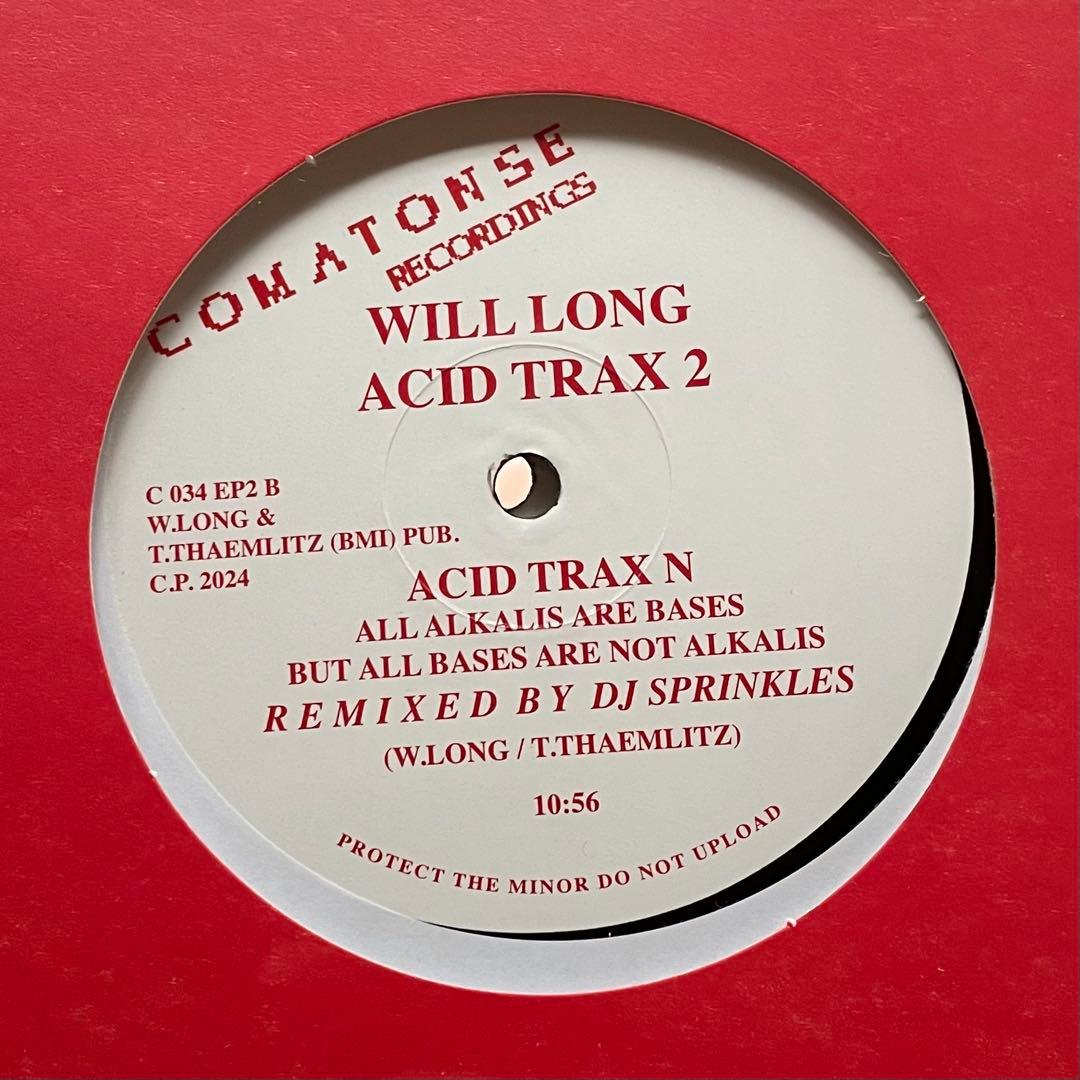 その他 DJ Sprinkles WILLIE LONG ACID TRAX 1&2&3