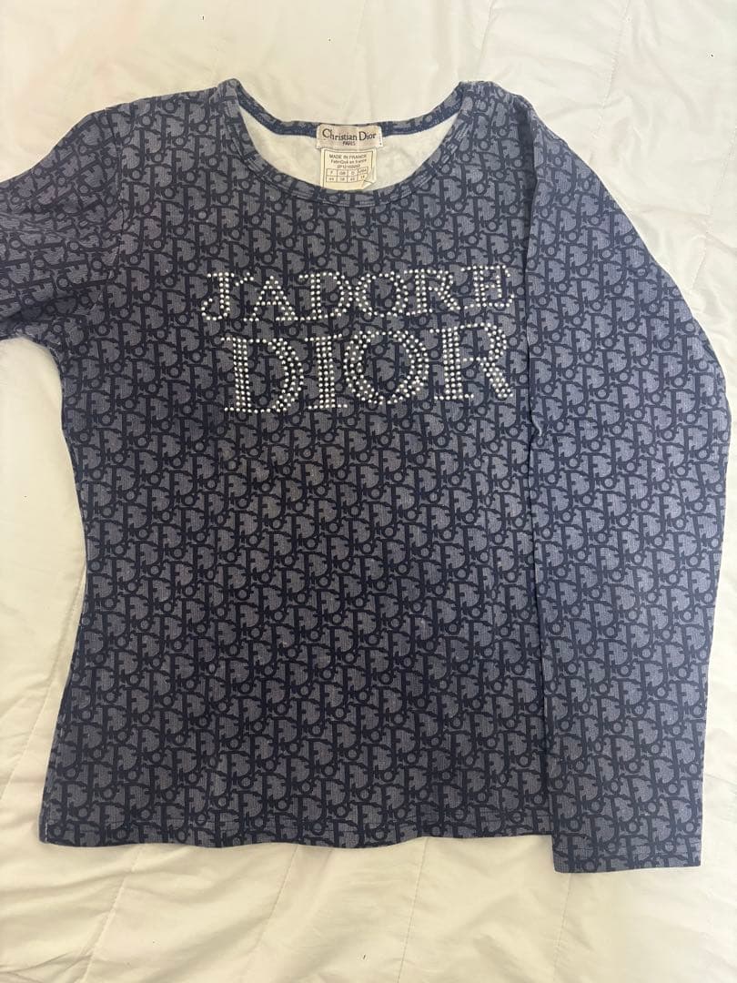 ⭐︎期間限定価格⭐︎JADORE DIOR ネイビー 長袖Tシャツ Mサイズ