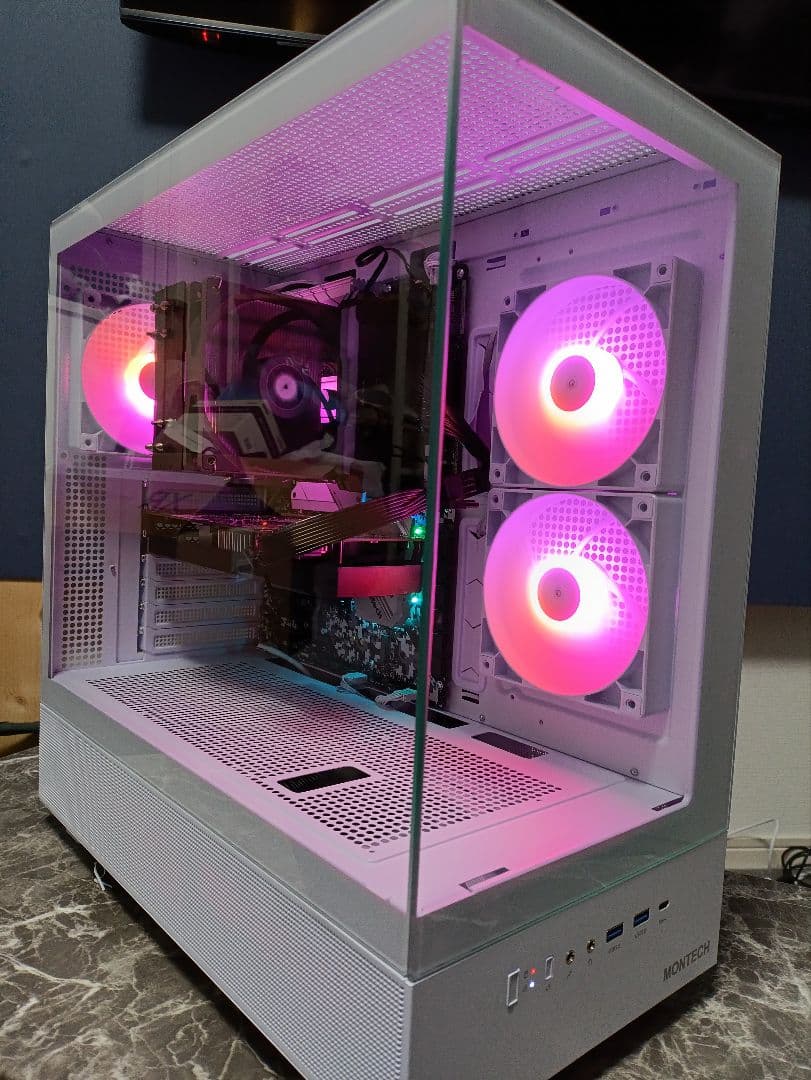 爆速！動作品 Ryzen9搭載ゲーミングパソコン ホワイト