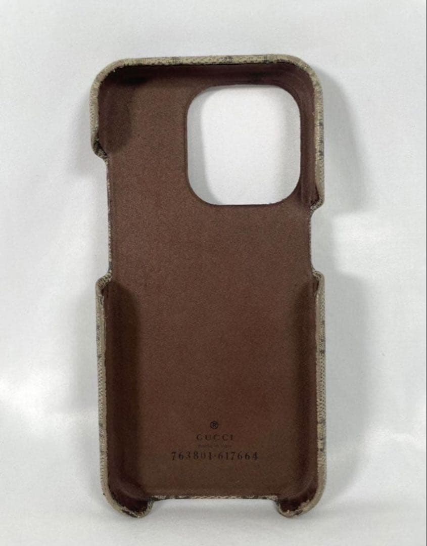 即購入⭕️ GUCCI GGパターン iPhone 15pro ケース 付属品あり