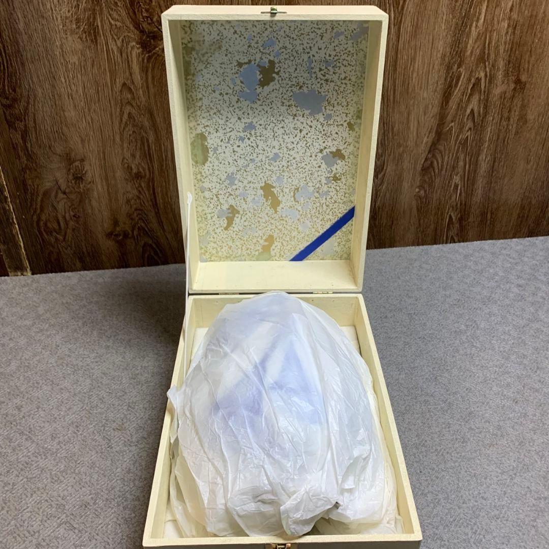 H792\" 大倉陶園 66A/8132 ブルーカラー 28㎝ 花生