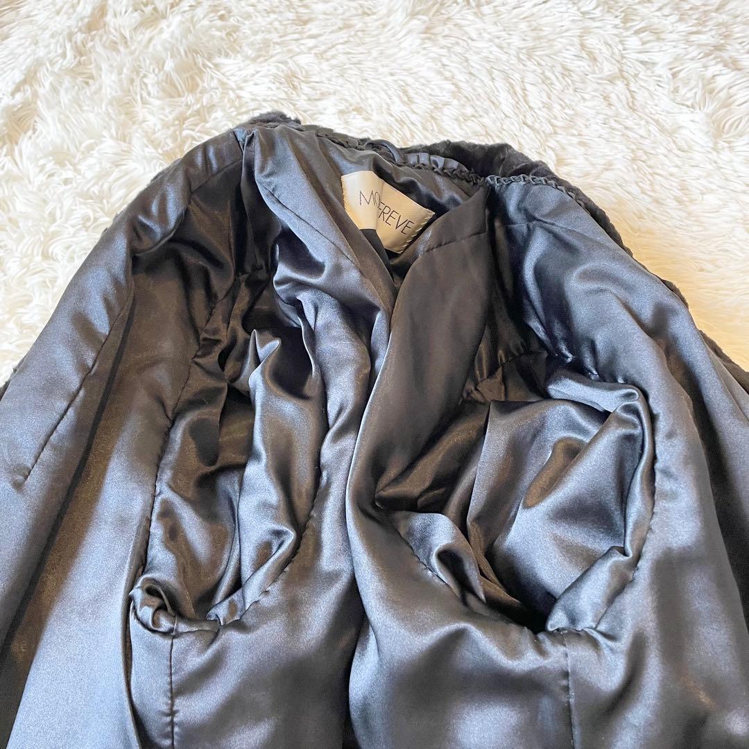 ジャケット・アウター Sheared Mink Long Coat Free Size Brown