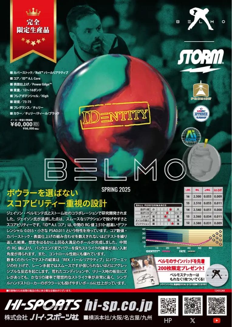 送料込み【新品】アイデンティティー　ストーム　15ポンド2オンス 1