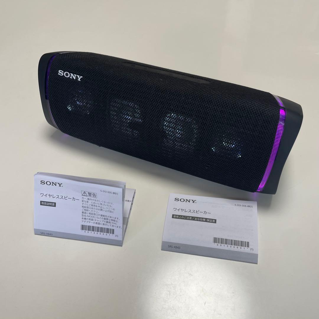 SONY SRS-XB43-B 充電器無し