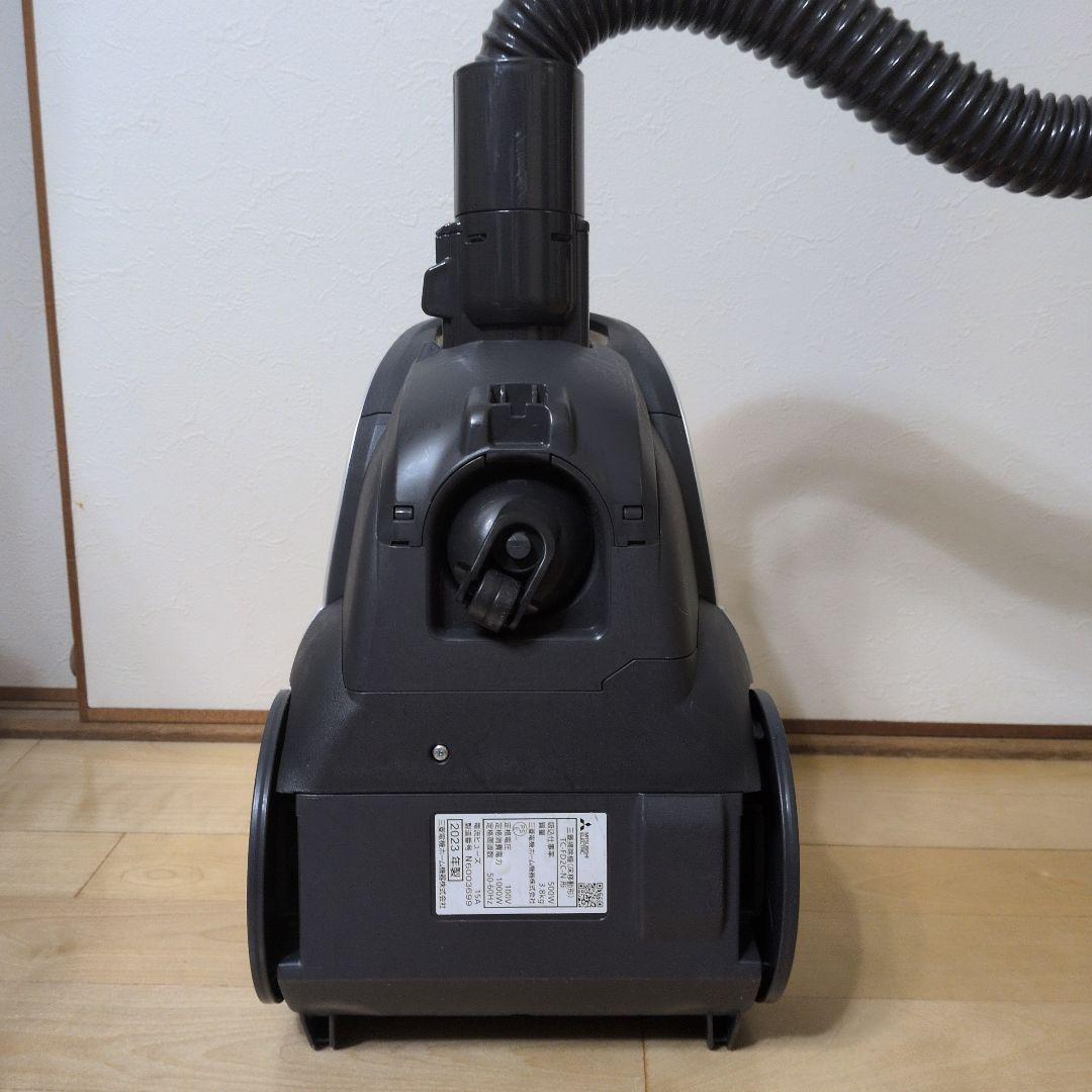 三菱 キャニスター掃除機 シルバー ノズル付き　TC-FD2Ｃ-N形