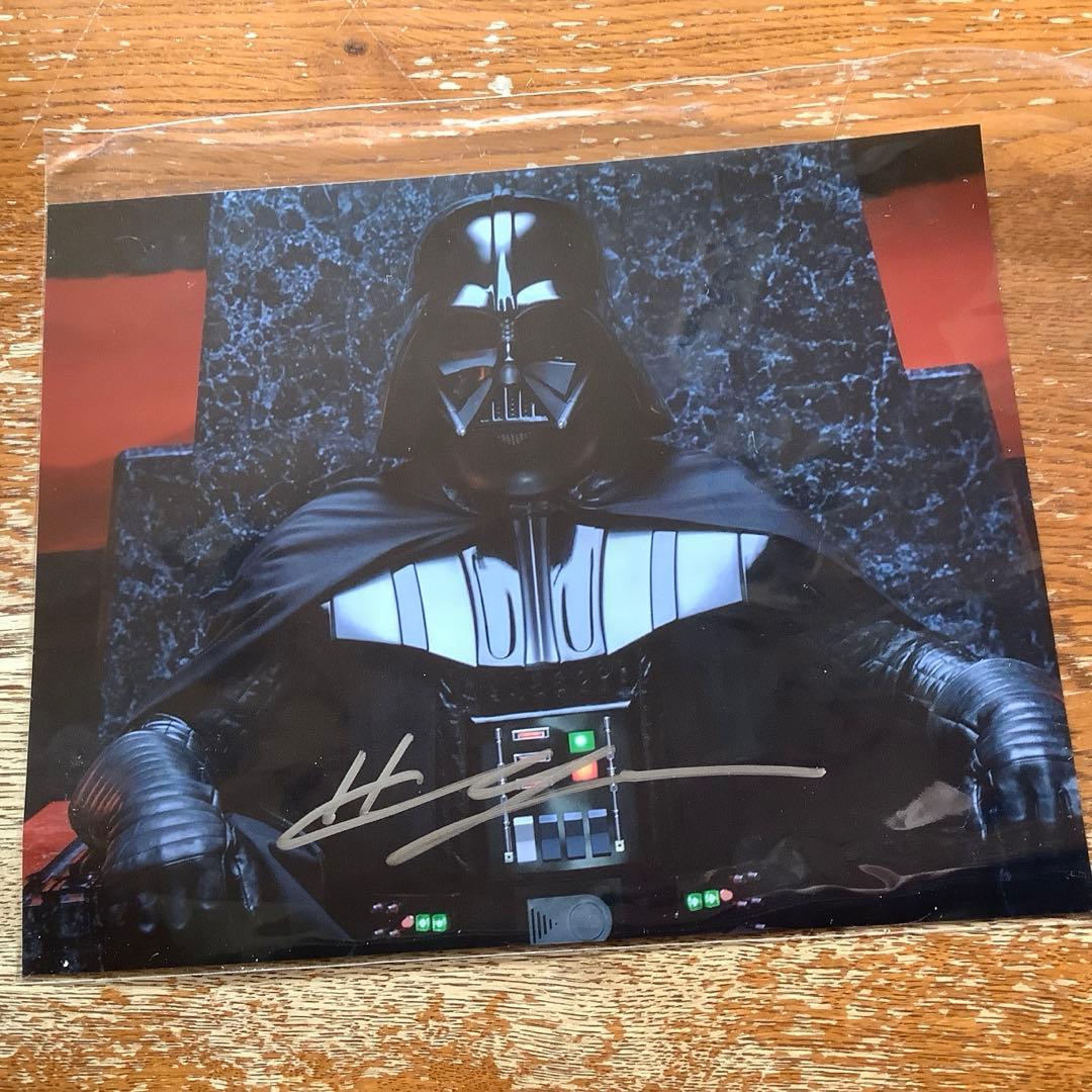 に*ぴ様 STARWARS　ダース・ベイダー　直筆サイン　ポートレート
