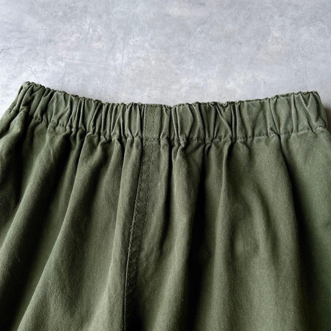 コムデギャルソンコムデギャルソン コットン　パンツ　ウエストゴム　カーキ