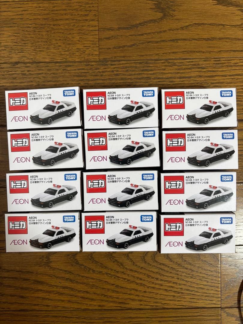 トミカ AEON NO.84 日本警察使用トヨタ スープラ 12個セット