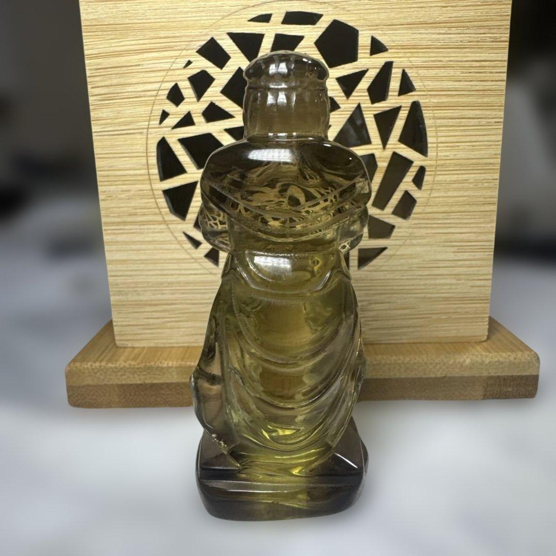 【高級品質】希少 スモーキーゼウスシトリン 不動明王 彫刻