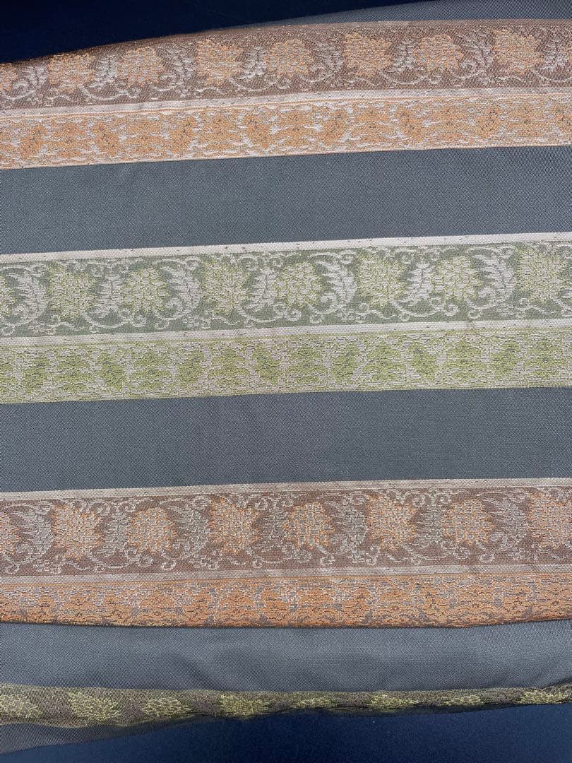 高級　正絹　◇ 作り帯　ワンタッチ　フォーマル　横幅　植物文　293