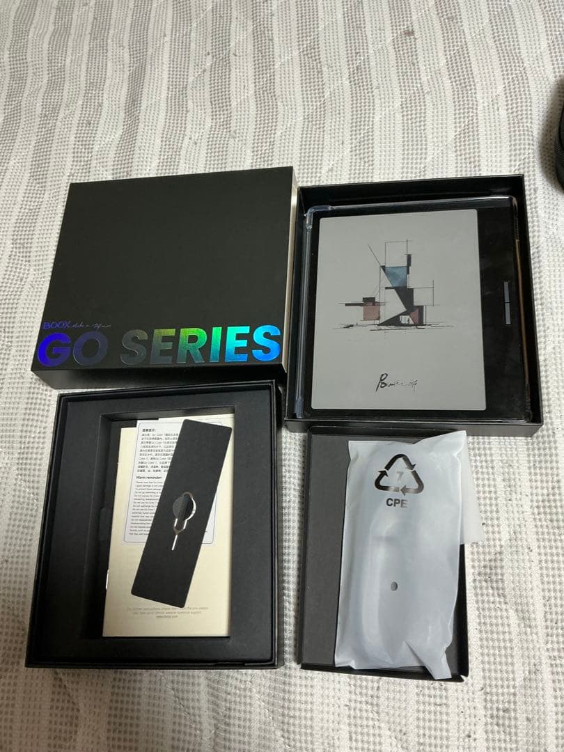 BOOX Go Color 7 ブラック Gen1 本体+カバー+保護フィルム