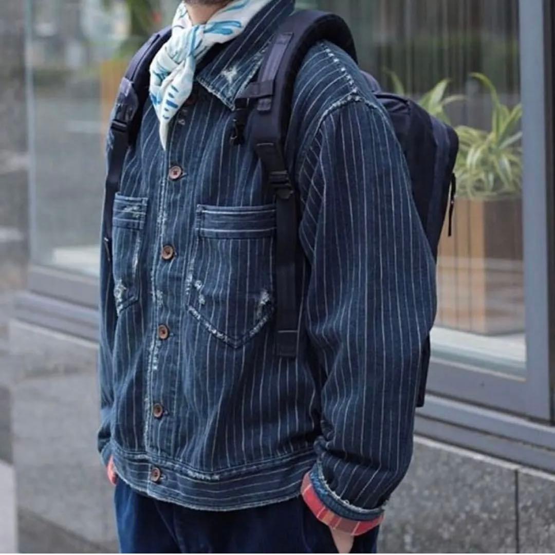 ジャケット・アウター PORTER CLASSIC HAWAIIAN DENIM JACKET