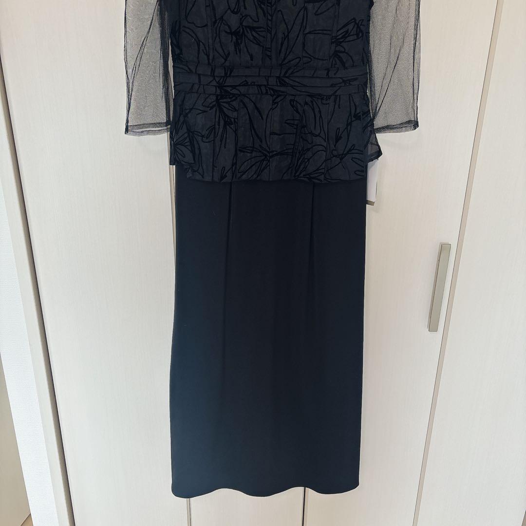 リルアー　シースルドレス　ビスチェ　結婚式　オケージョン　ブラック　黒　レース