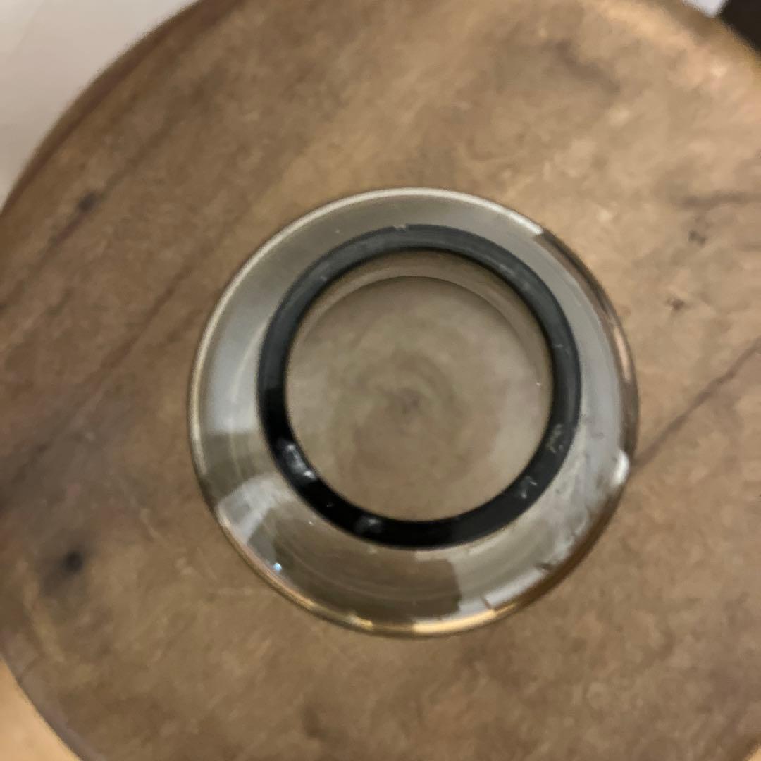 フローラベース　scope スモークグレー ガラス花瓶 約15cm