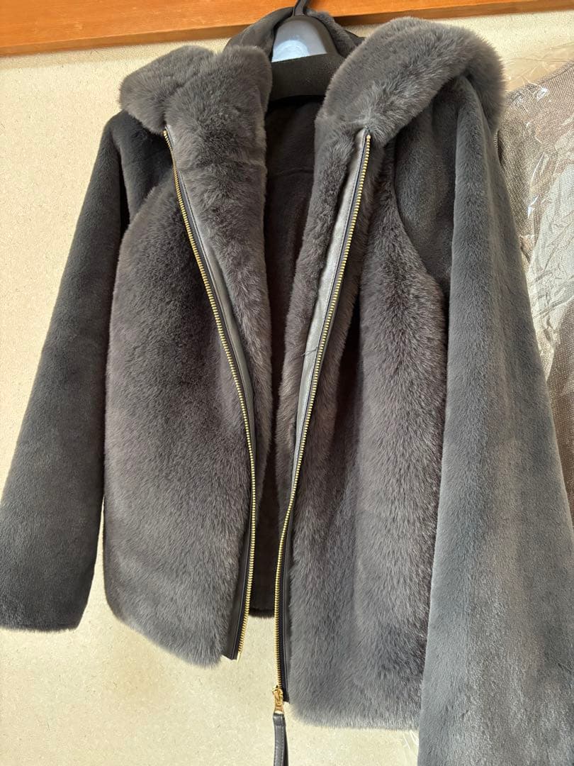 タイムセール　 NOLLEY'S エコファー×ムートンジャケット
