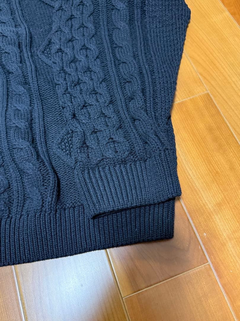 トップス NIKE AS M NL CABLE KNIT SWEATER LS BLACK