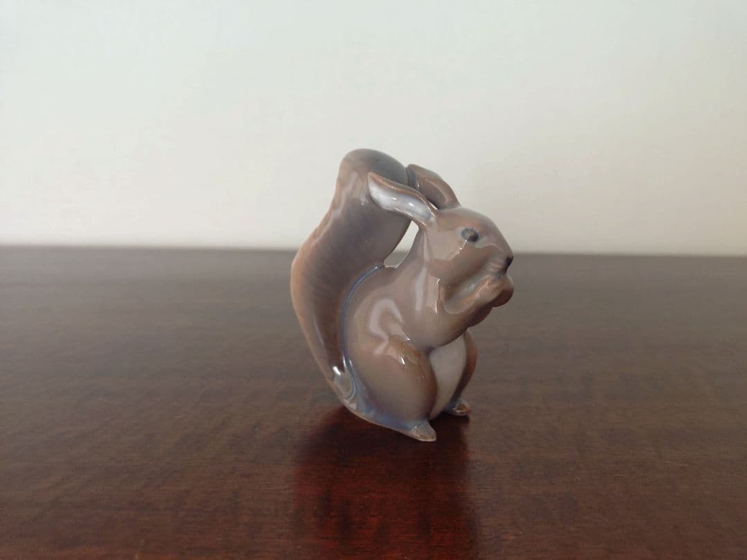 【合計3点】ロイヤルコペンハーゲン リス置物 フランス陶器の置物