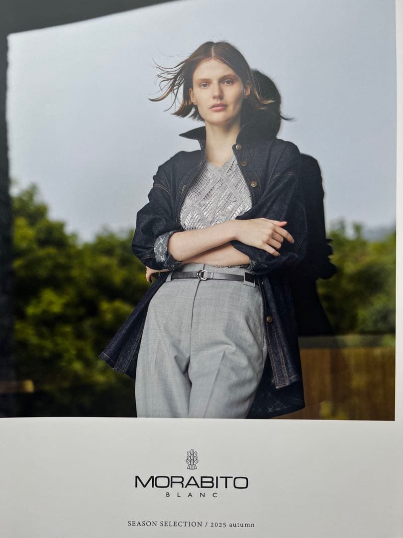 タグ付新品　MORABITO BLANAC モラビトブラン　デニムブラウス