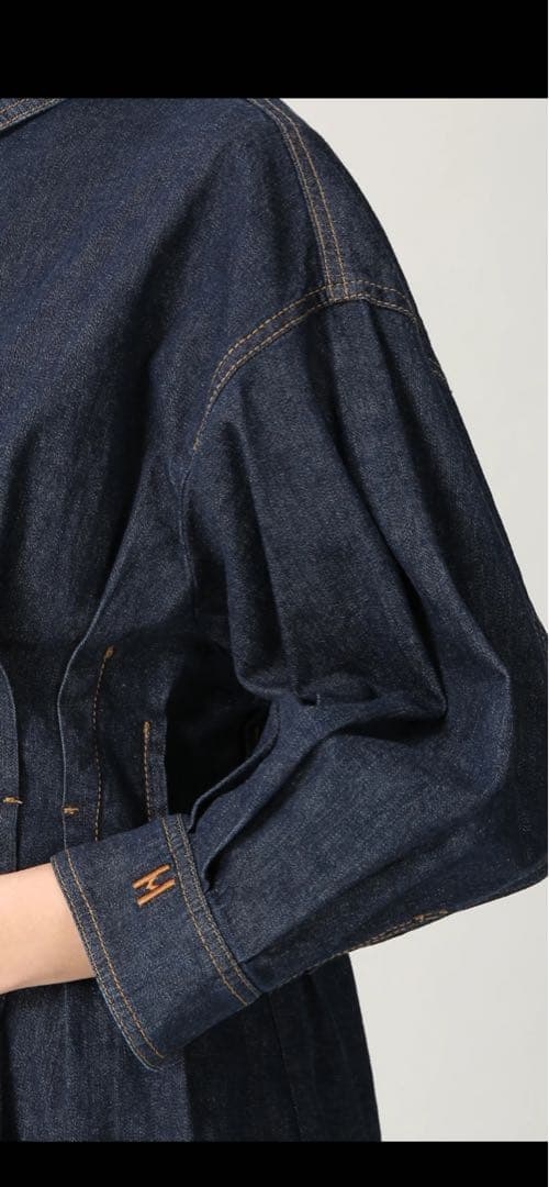 タグ付新品　MORABITO BLANAC モラビトブラン　デニムブラウス