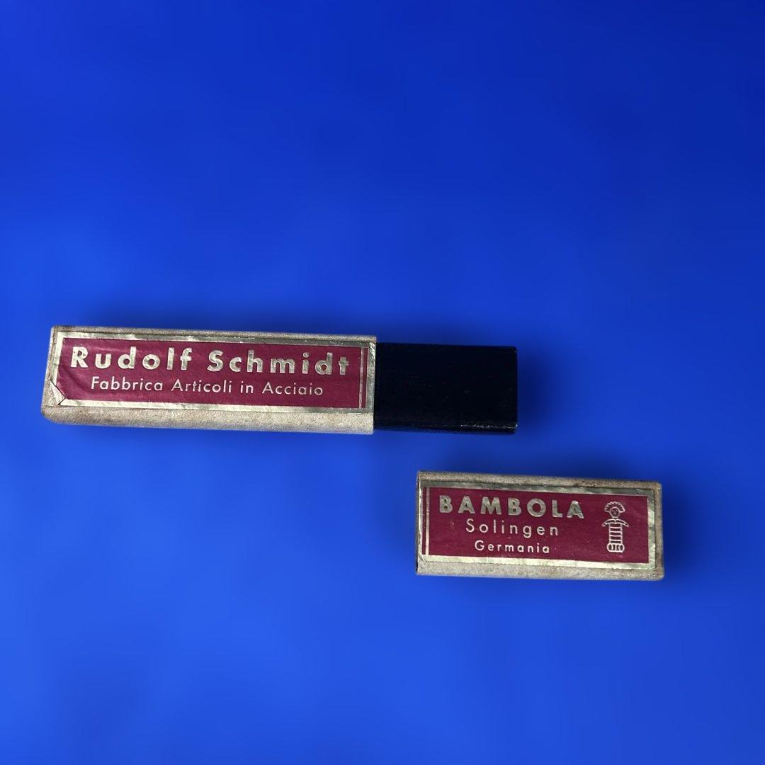 【稀少・未使用】 西洋剃刀　BAMBOLA 理容