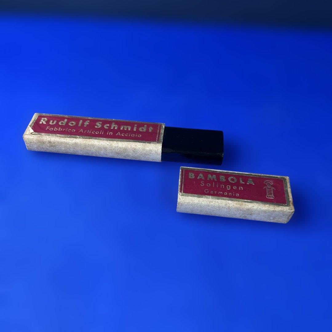 【稀少・未使用】 西洋剃刀　BAMBOLA 理容