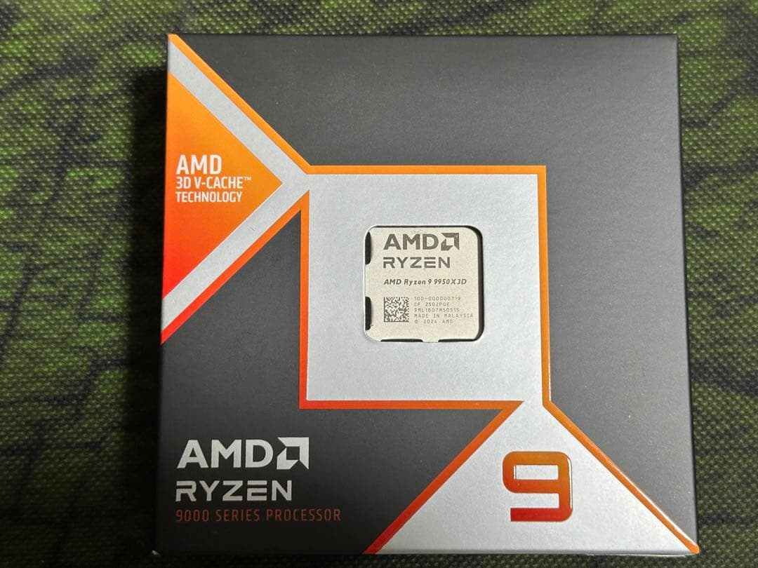 AMD Ryzen 9 9950X3D 新品未開封