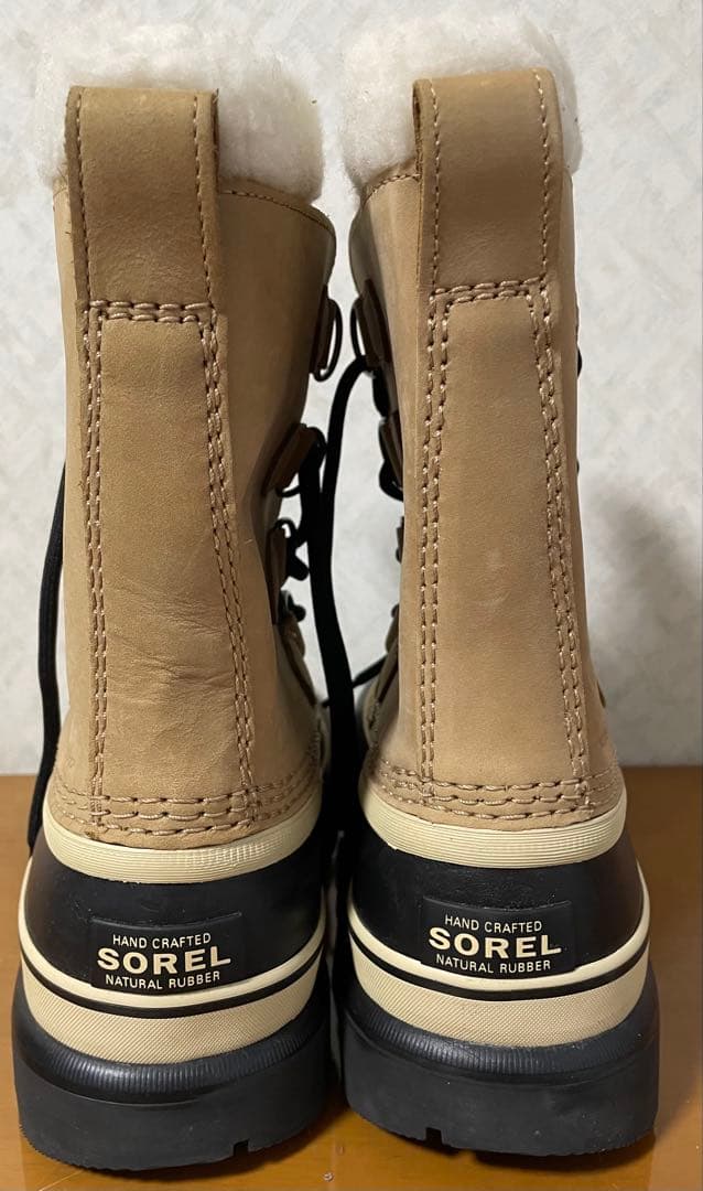 ソレル カリブー レディース バフ スノーブーツ 24cm